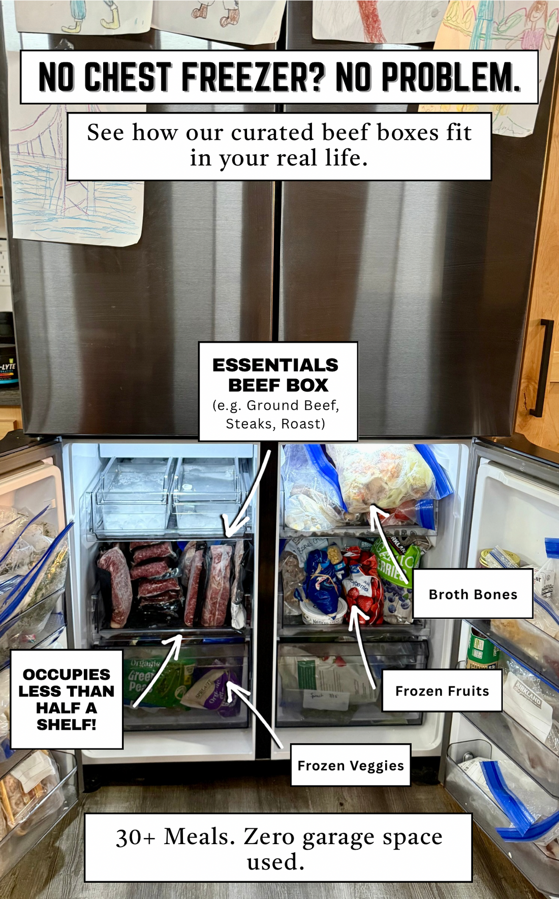 No Deep Freezer? No Problem. (How to Fit a Month of Farm-Fresh Dinners in Your Kitchen Fridge)