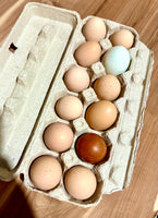 Organic-Fed, Pasture-Raised Farm Fresh Eggs (1 Dozen)